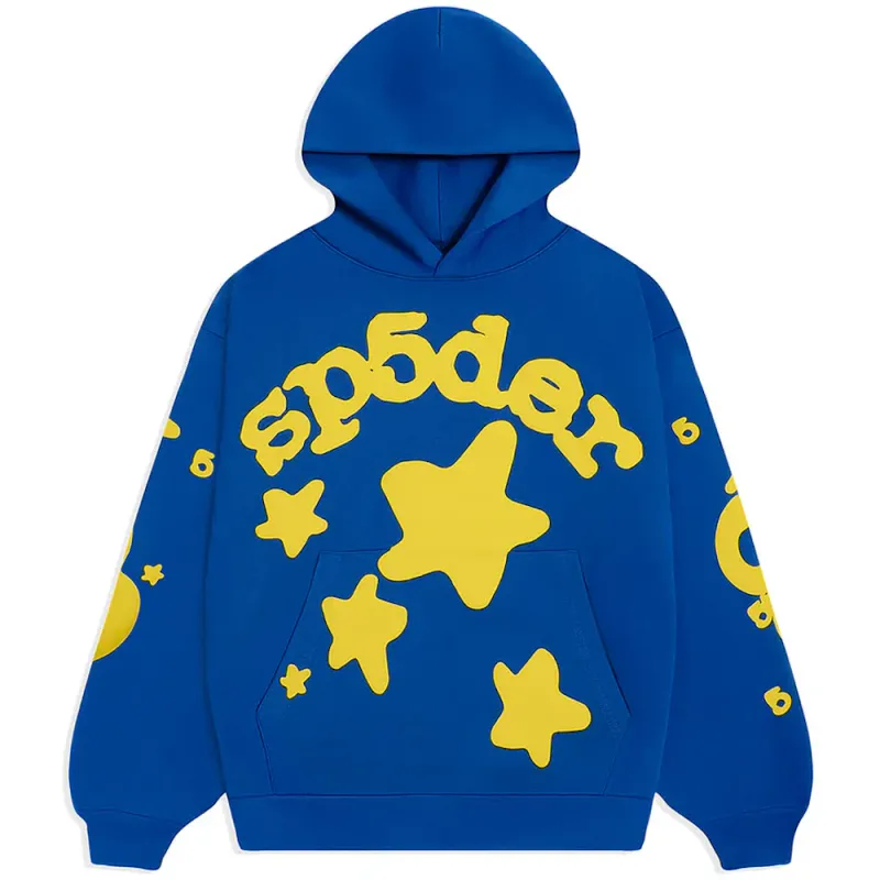 Sp5der Beluga TC Blue Hoodie