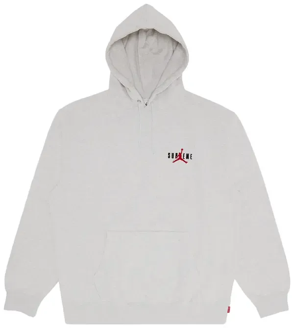 Supreme x Jordan Hoodie Grey