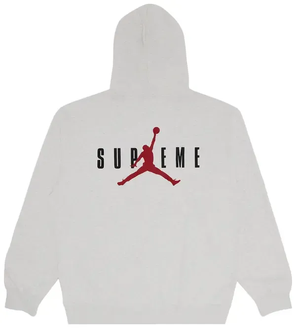Supreme x Jordan Hoodie Grey