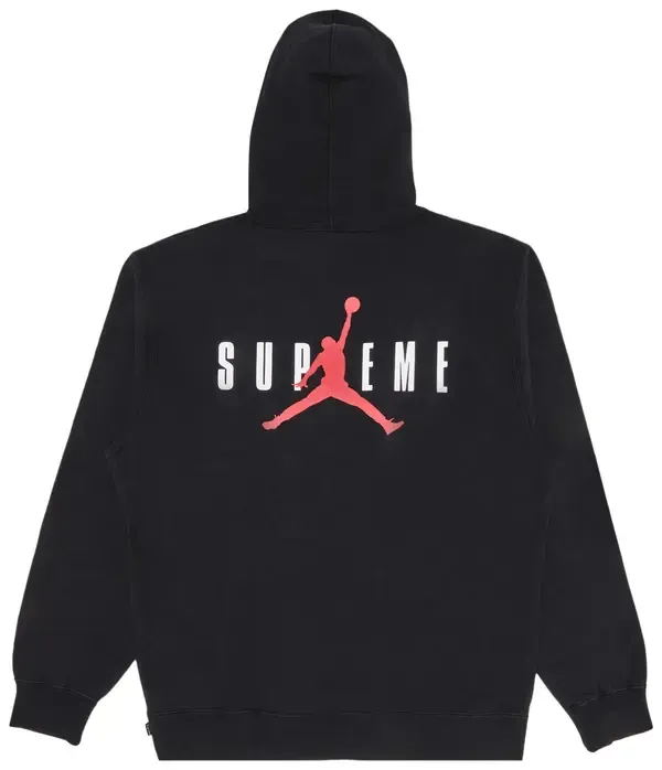 Supreme x Jordan Hoodie Black