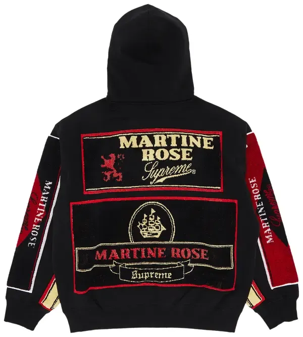 Supreme x Martine Rose Towel Zip Up Black