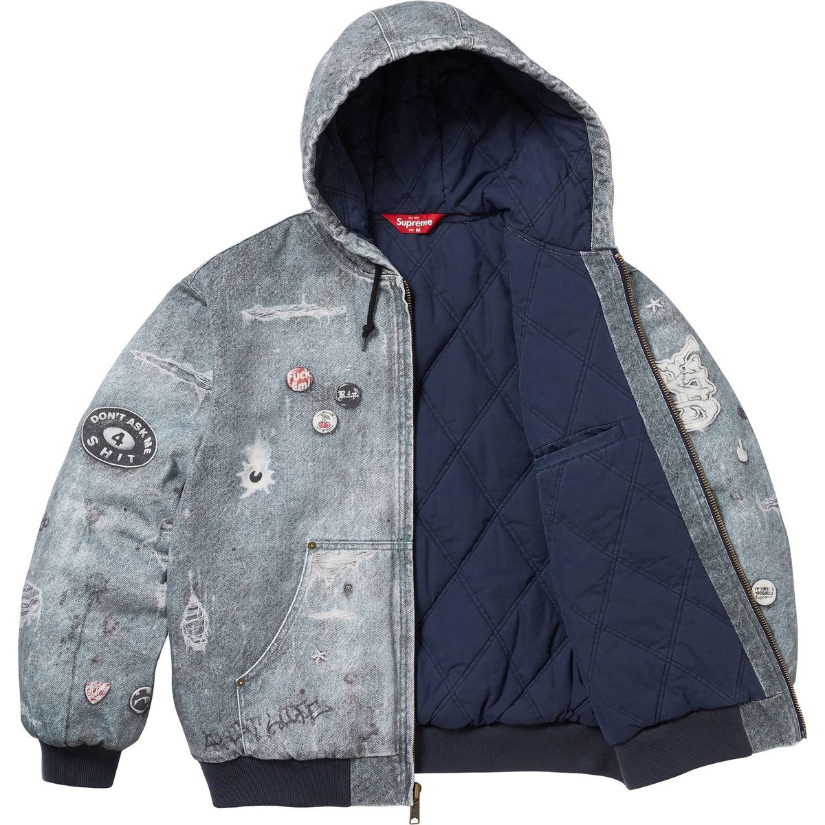 Supreme x HJR Trompe L&#39;oeil Work Jacket FW24