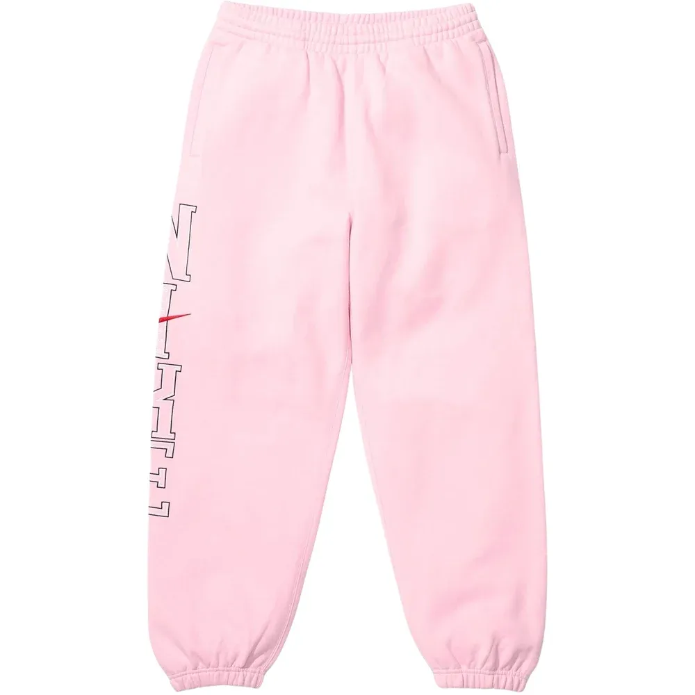 Supreme x Nike Sweatpants SS24, Color: Pink, Size: S