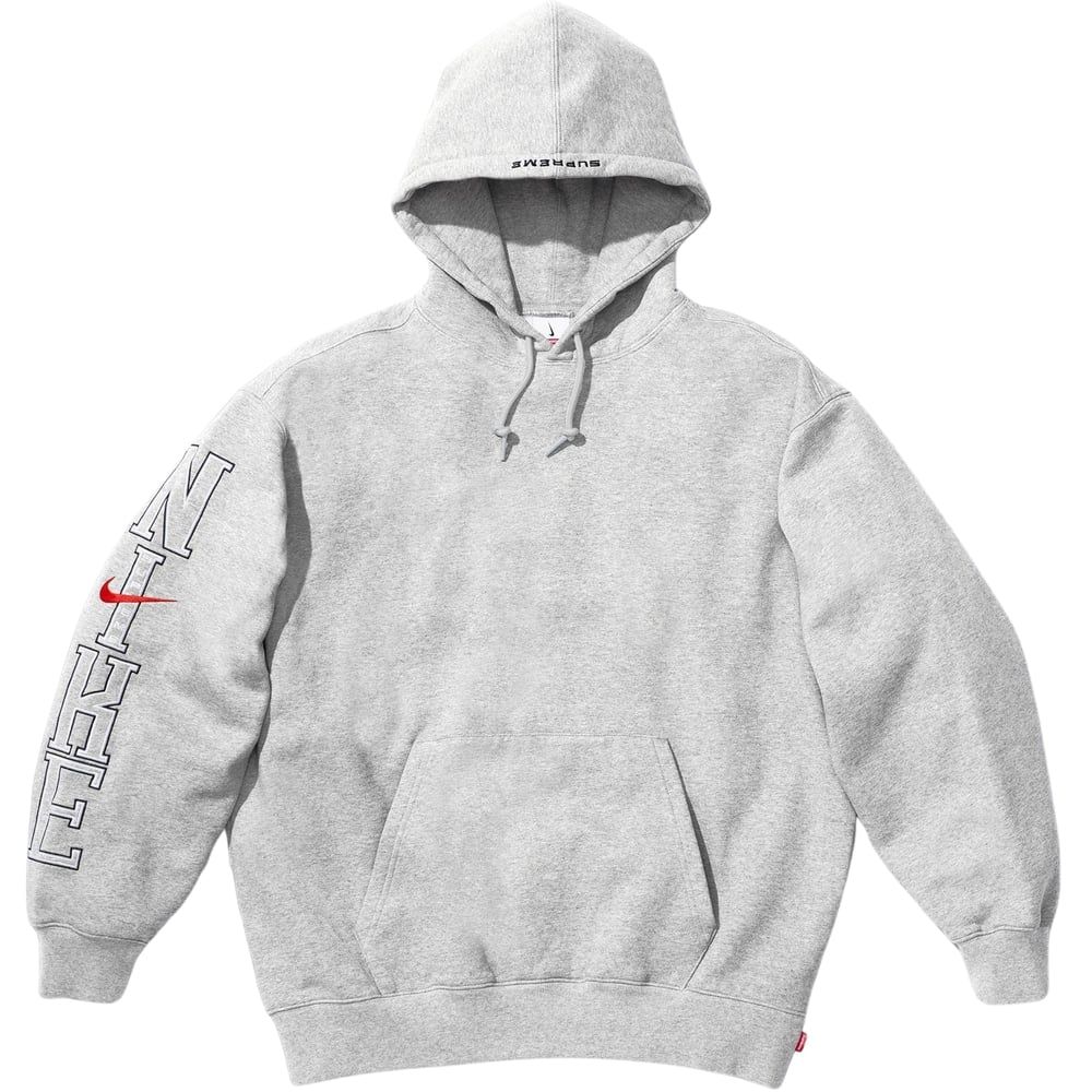 Supreme x Nike Hoodie SS24 Grey