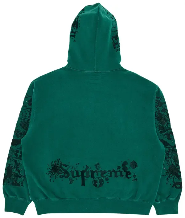 Supreme AOI Zip Up Jacket Teal