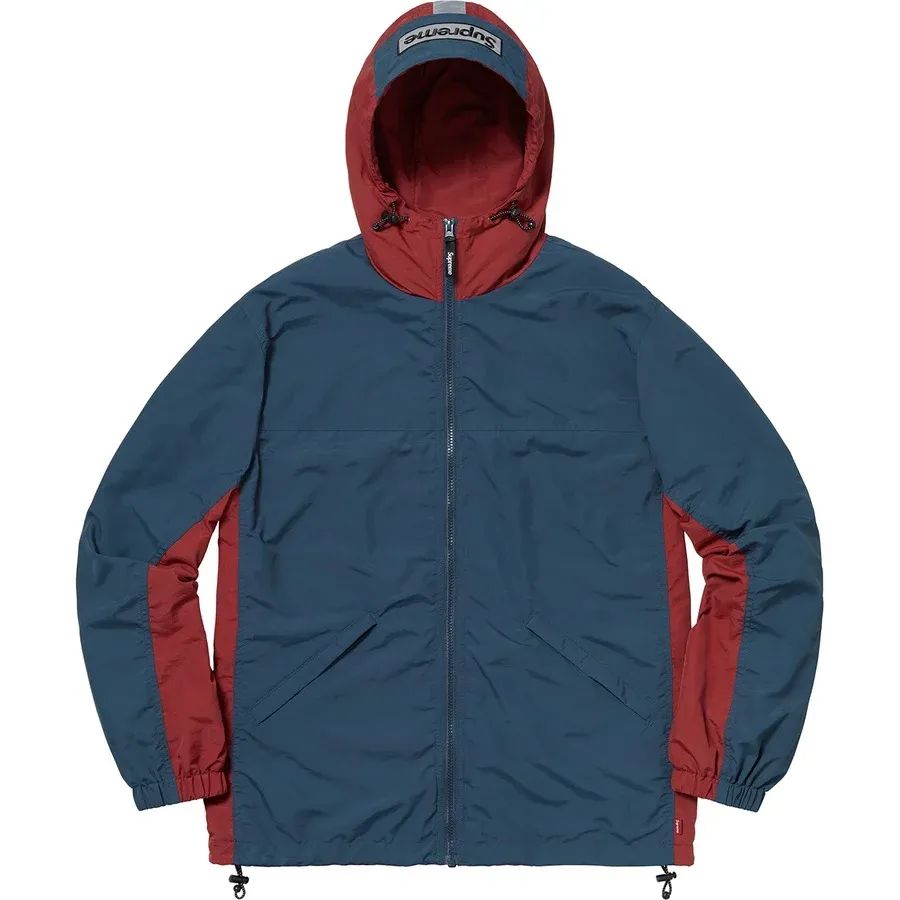 Supreme 2-Tone Zip Up Jacket Navy