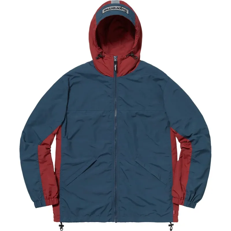 Supreme 2-Tone Zip Up Jacket Navy