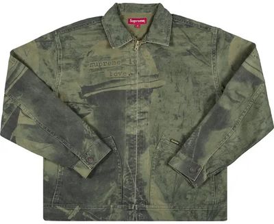 Supreme Is Love Denim Work Jacket Olive