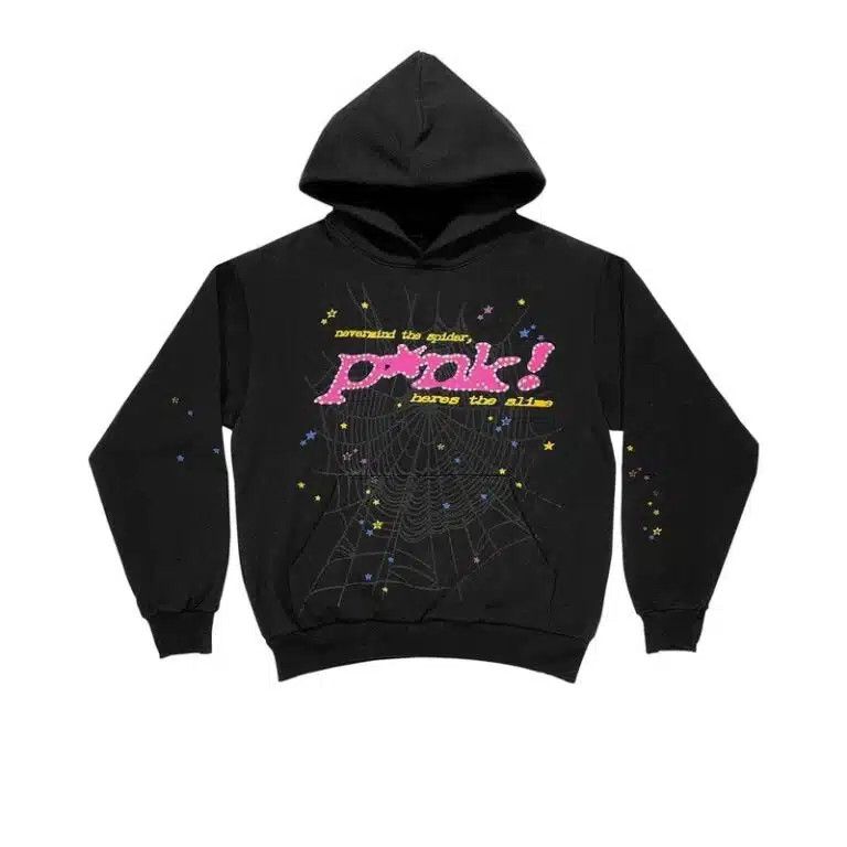 Sp5der Hoodie Black Punk V2