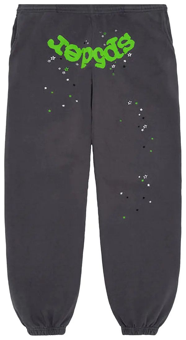 Sp5der OG logo green/grey sweats