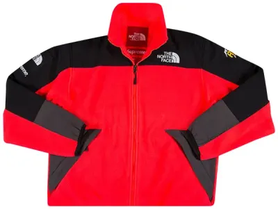 Supreme x The North Face RTG Fleece Jacket Bright Red
