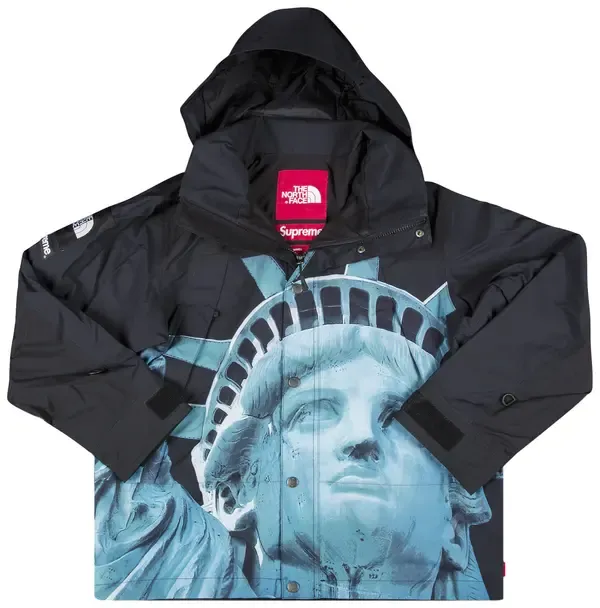 Supreme x The North Face Statue Of Liberty Mountain Jacket Black