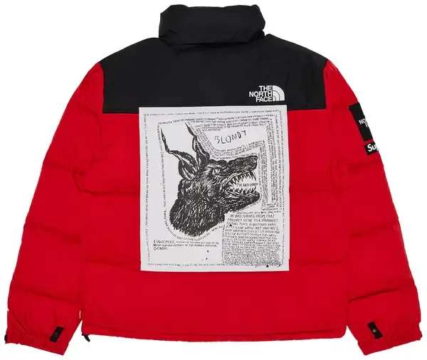 Supreme x The North Face Nuptse Jacket FW24 Red