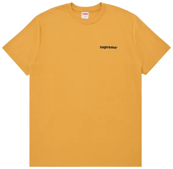 Supreme Fuck Money Tee Yellow