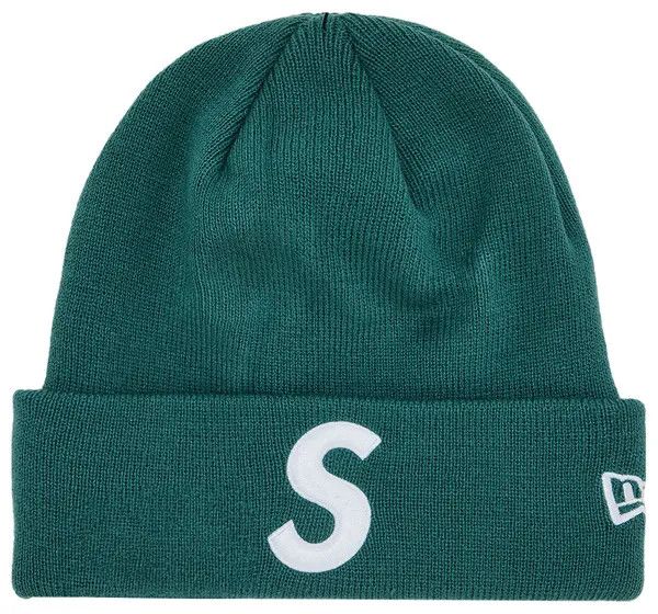 Supreme x New Era S Logo Beanie FW24 , Color: Green