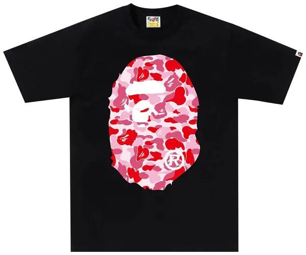 Bape Tee ABC Pink Camo Black