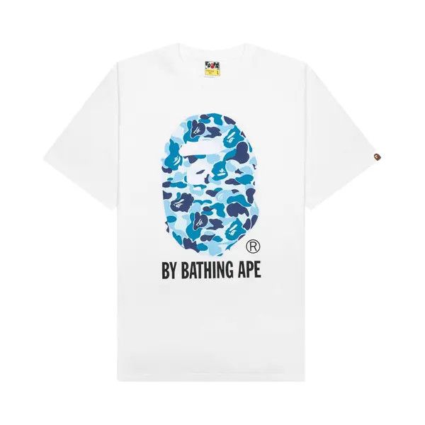 Bape Tee ABC Blue Camo White