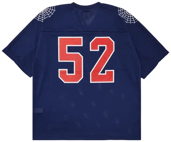 Supreme Spiderweb Football Jersey Navy