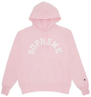 Supreme x Champion Hoodie Pink (SS25)