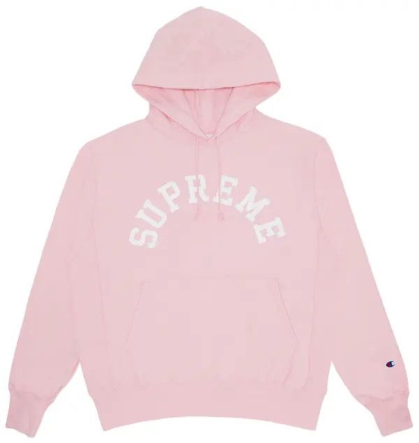 Supreme x Champion Hoodie Pink (SS25)