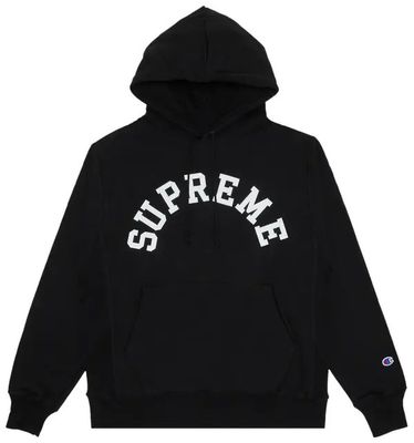 Supreme x Champion Hoodie Black (SS25)