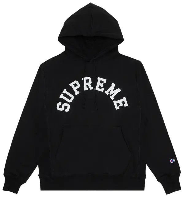 Supreme x Champion Hoodie Black (SS25)