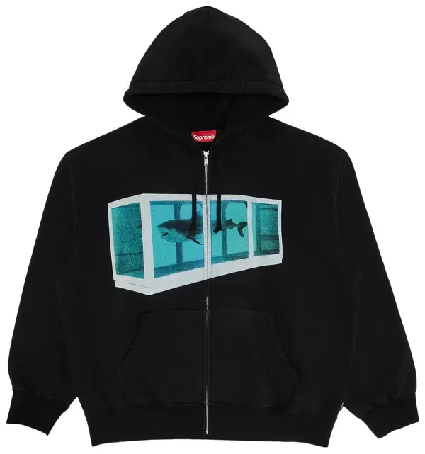 Supreme x Damien Hirst Zip Up Black