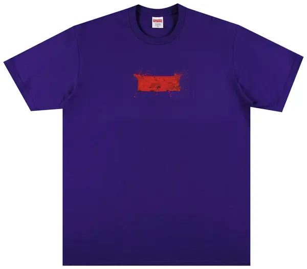 Supreme Ralph Steadman Box Logo (BOGO) Tee Purple