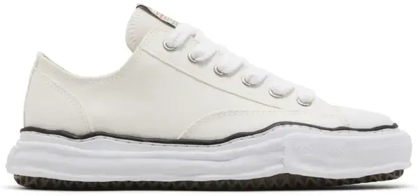 Maison Mahira Yasuhiro Peterson OG Sole Canvas Low White 