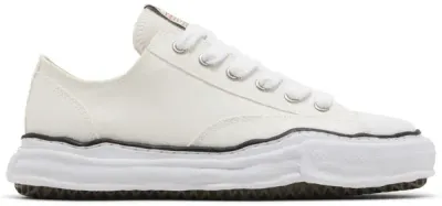Maison Mahira Yasuhiro Peterson OG Sole Canvas Low White 
