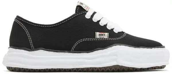 Maison Mihara Yasuhiro Baker Canvas Black Low