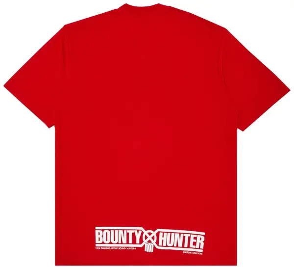 Supreme x Bounty Hunter Wolf Tee Red