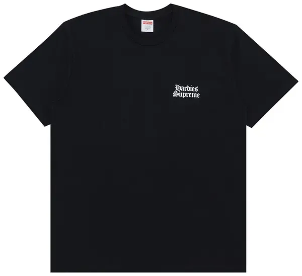 Supreme x Hardies Dog Tee Black