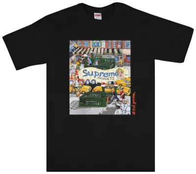 Supreme Manhattan Tee Black