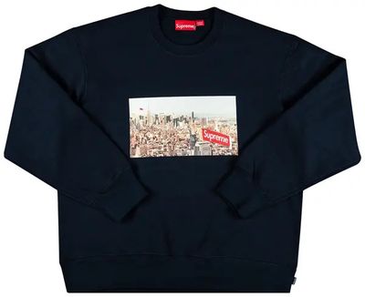 Supreme Aerial Crewneck Navy