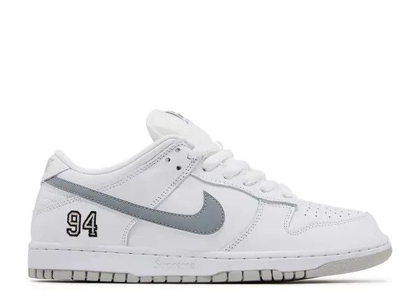 Nike SB Dunk Low Supreme 94 White, Size: 10
