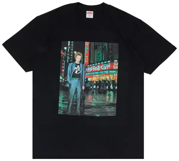 Supreme PiL Live In Tokyo Tee Black