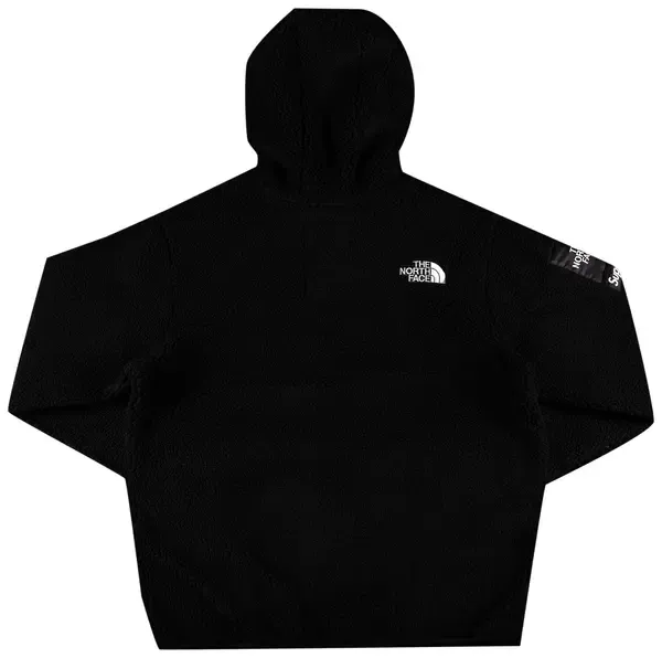 Supreme x The North Face S Logo Hooded Fleece Jacket Black