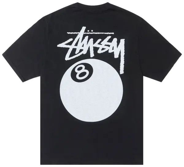 Stussy 8 Ball Tee Black