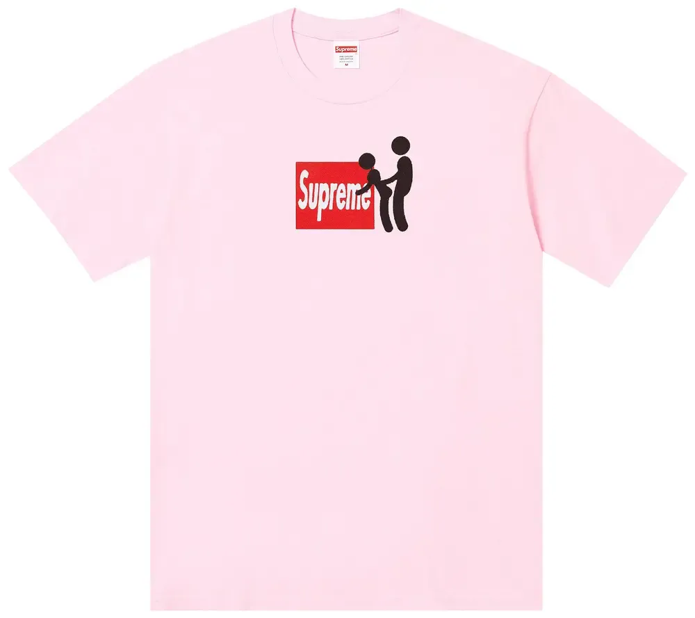 Supreme Stick Tee Pink