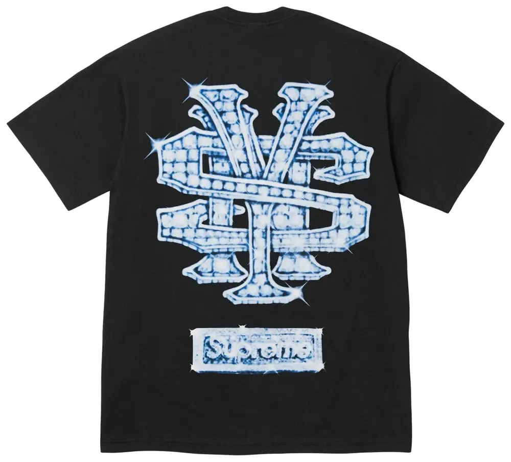 Supreme Snowman Tee Black