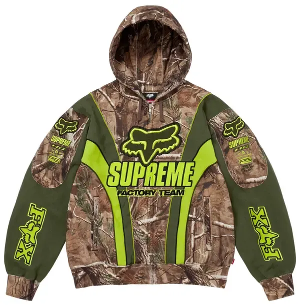 Supreme x Fox Racing Zip Up Jacket Realtree AP Camo