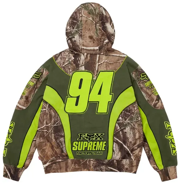 Supreme x Fox Racing Zip Up Jacket Realtree AP Camo