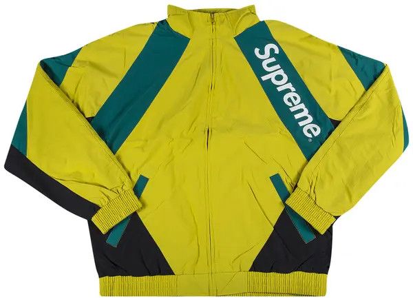 Supreme Paneled Track Jacket Light Gold