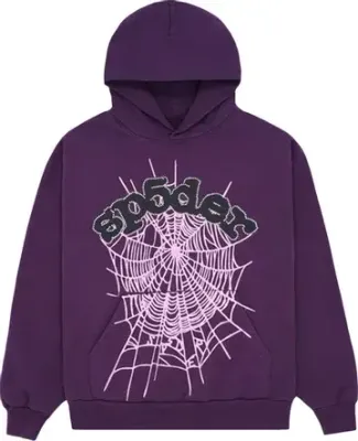 Sp5der Web Hoodie Grape