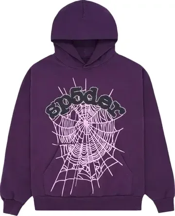 Sp5der Web Hoodie Grape