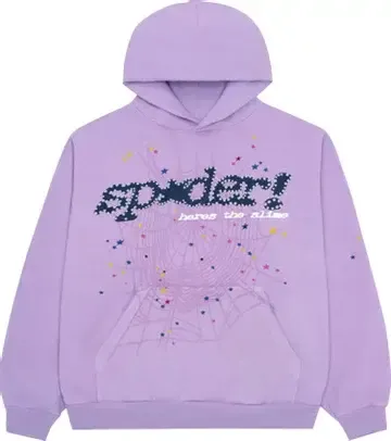 Sp5der Hoodie Acai  Purple