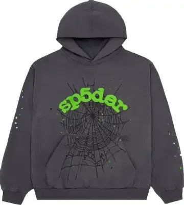 Sp5der Hoodie  Slate Grey