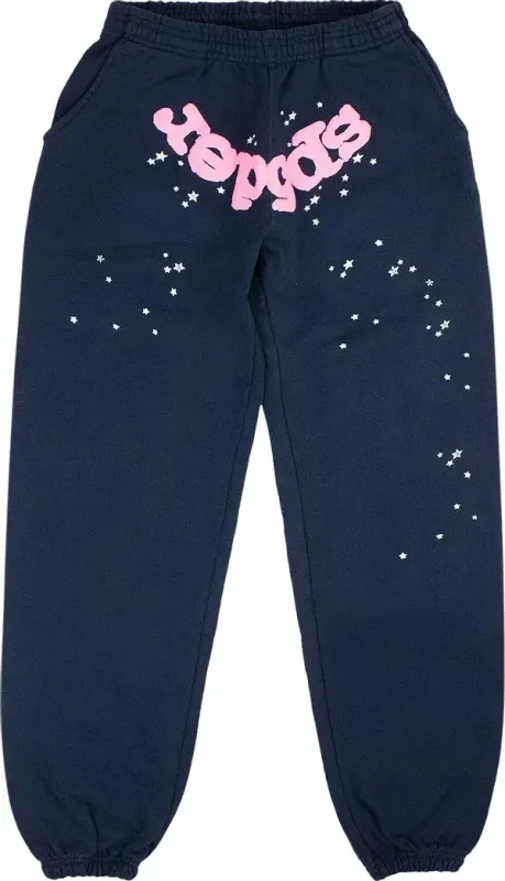 Sp5der Atlanta Sweatpants Navy