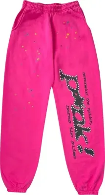 Sp5der Sweatpants P*nk Pink